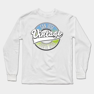 San José, Costa Rica vintage logo Long Sleeve T-Shirt